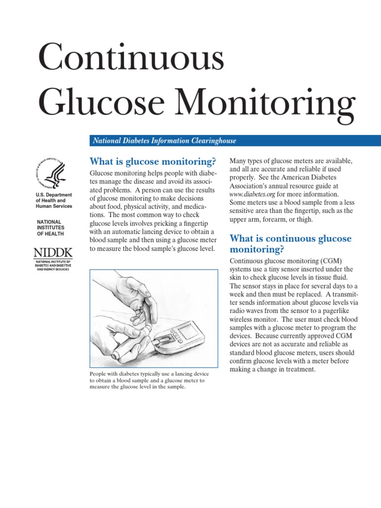 Continuous Glucose Monitoring 508 | PDF