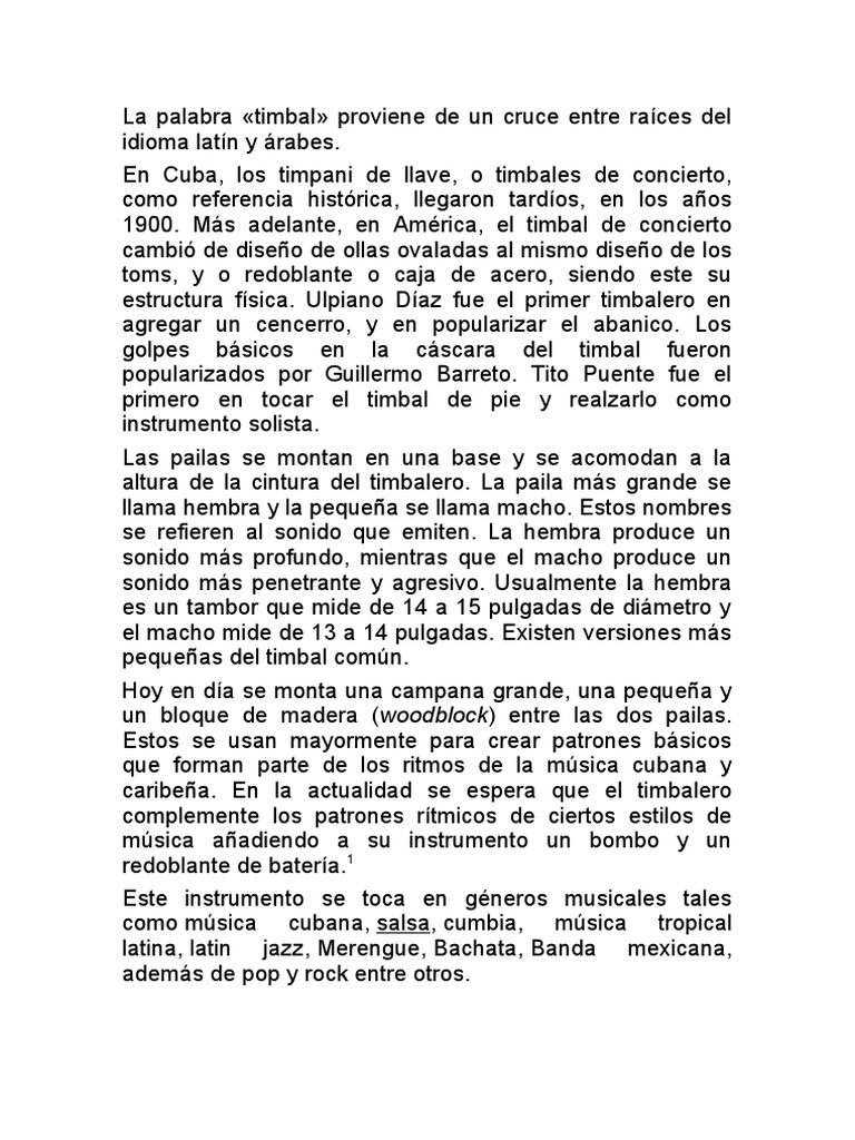 Historia Del Timbal PDF
