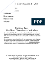 Matriz de Datos