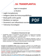 Curs 16 - Transplantul