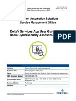 DeltaV Services App User Guide - Basic Cybersecurity Assessment 