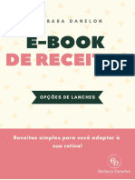 E-Book de Receitas - Lanches