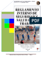 RISST-SSOMA-01 Reglamento Interno de Seguridad y Salud en El Trabajo 2022