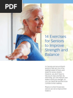 Senior Balance and Strength Exercises PDF | PDF