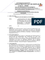 8.- TDR SERVICIOS DE HABILITACION E INSTALACION DE ESTRUCTURA DEL FITOTOLDO 2