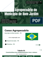 Censo Agropecuário (Bom Jardim) - Naiara Ferreira Da Silva