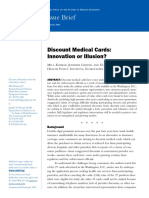 Georgetown University Study-Discount Medical Cards Issue Brief by Mila Kofman March2005