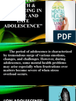 Chapter 7 - Mental Health Well-Being in Middle and Late Adolescence-1