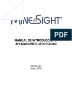 Manual Mine Sight Aplicaciones Geologica