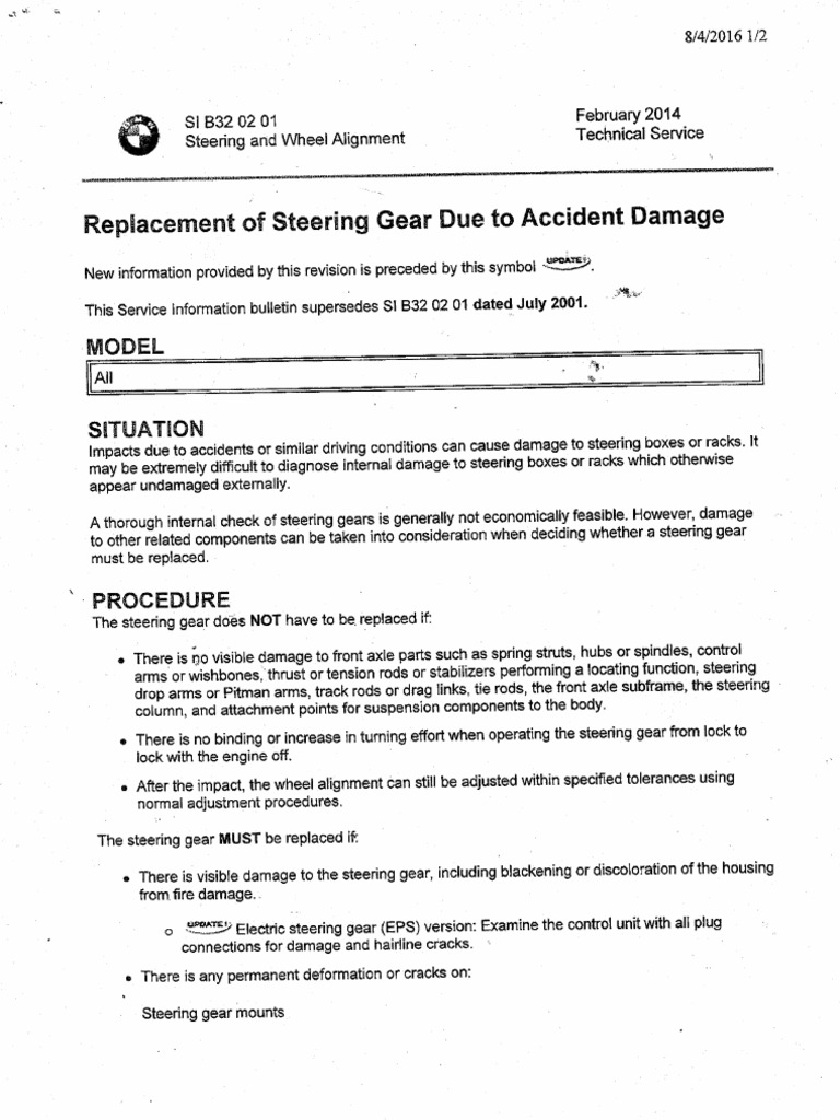 Bmw service bulletin pdf