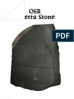 OSR Rosetta Stone