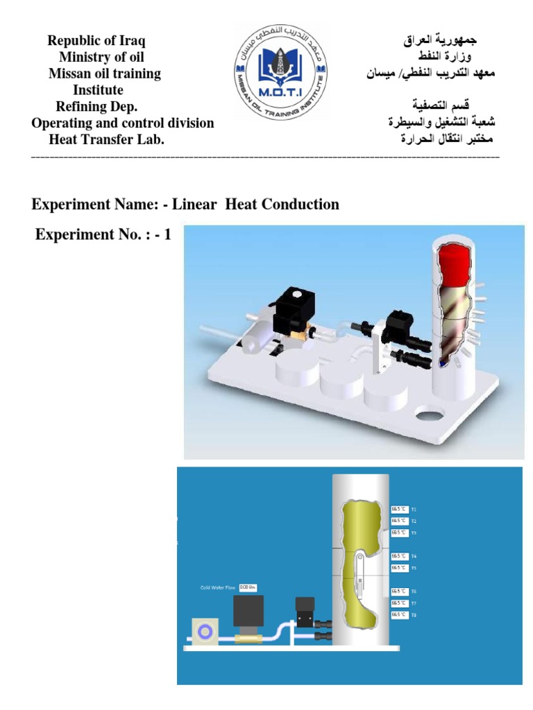 Linear Heat Conduction Experiment 1 | PDF