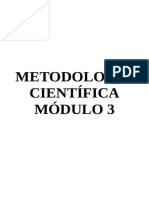 Módulo 3 Metodología Científica