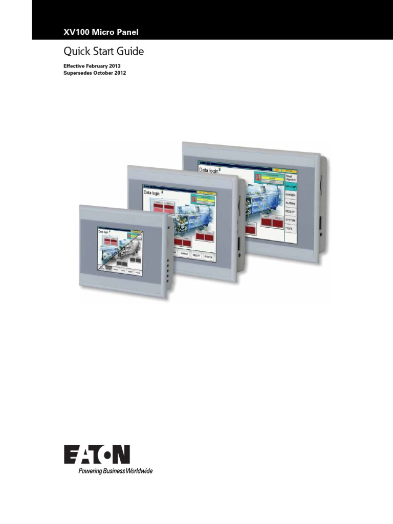 XV100 Micro Panel Quick Start Guide mn04802013z | PDF | Ip Address ...