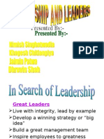 MTP Leadership