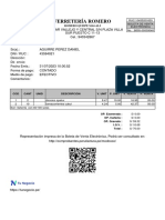 Ferretería Romero: RUC:10455201620 Boleta de Venta Electrónica No.: B005-00000048