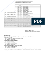 Jadwal Pengesahan Perangkat