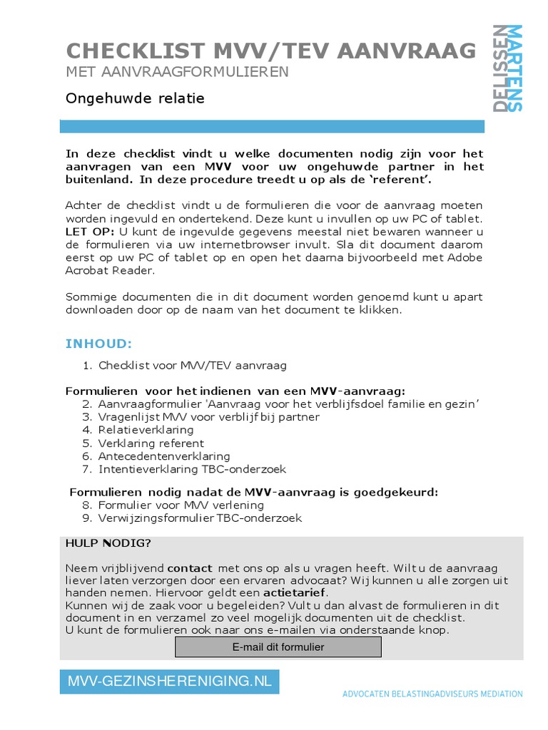 WERKDOCUMENT - Ongehuwde Relatie | PDF