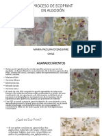 Proceso de Ecoprint en Algodon