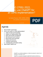 How To Use ChatGPT For An ISMS Implementation