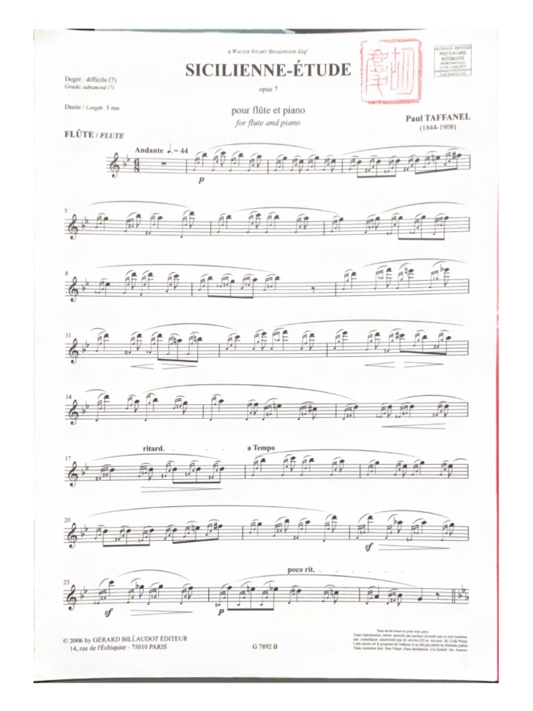 SICILIENNEÉTUDE ' L PDF