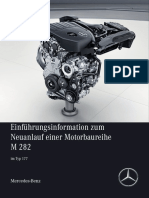 Einführungsinformation zum Neuanlauf einer Motorbaureihe M 282 im Typ 177-01-01