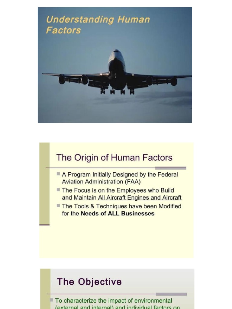Human Factor PDF