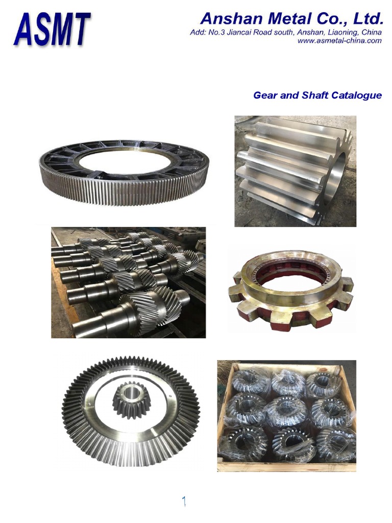 Gear and Shaft Catalogue | PDF