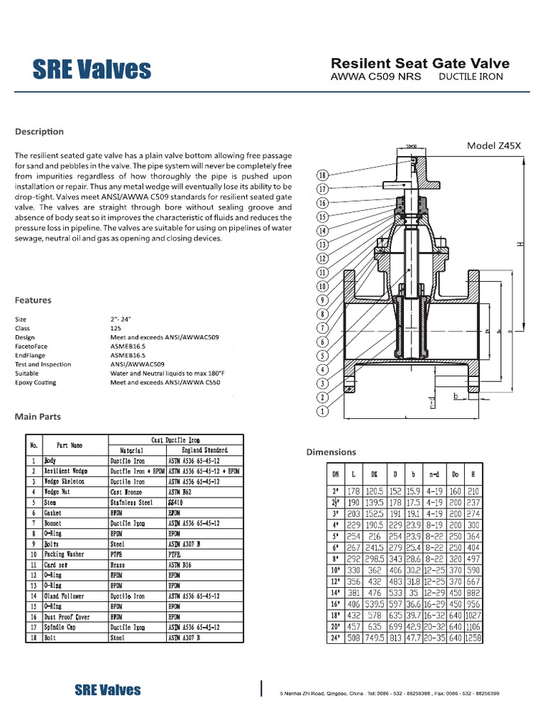 Valv Compuerta | PDF