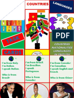 Task Cards Nationalities Countries and Languages-1