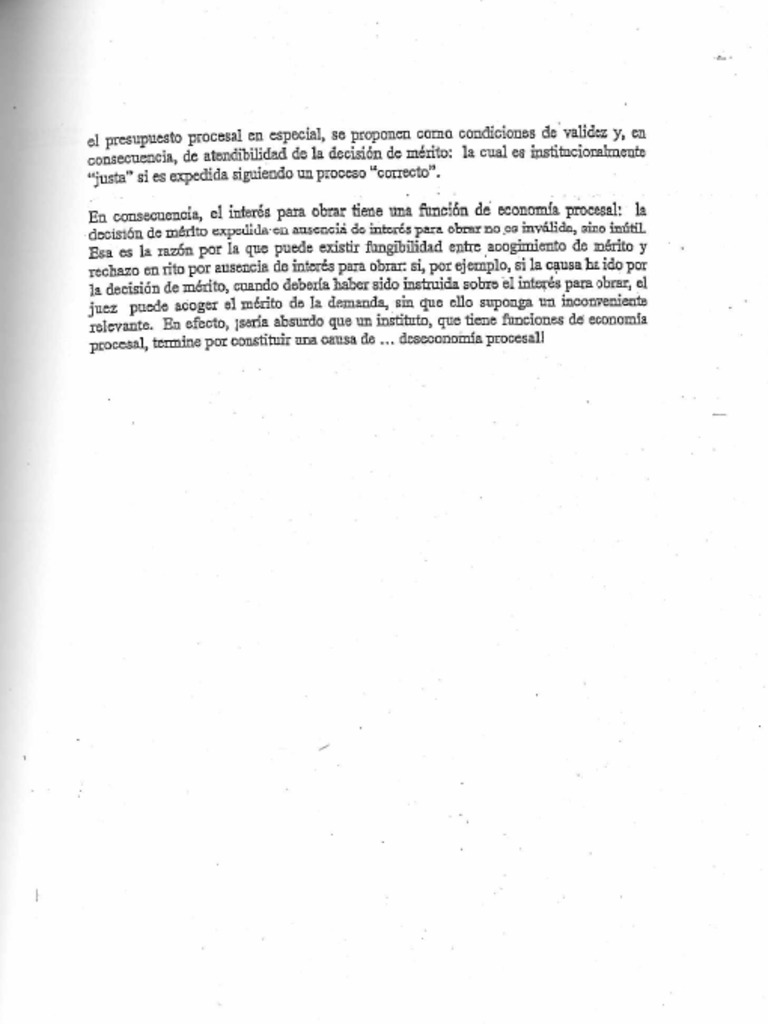 Juan Luis Avendaño - Interés para Obrar | PDF