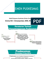 Kebijakan Manajemen Puskesmas