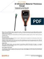 Elcometer MTG6 Ultrasonic Material Thickness Gauge