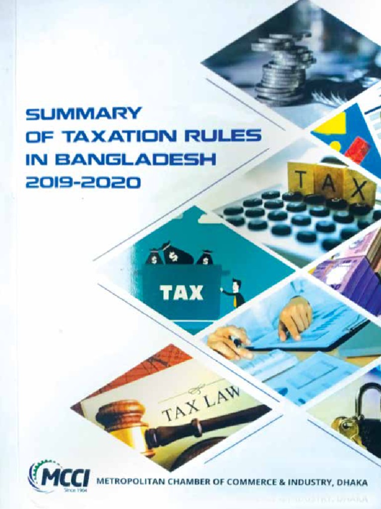 Summary of Taxation Rules in Bangladesh 2019 2020 PDF