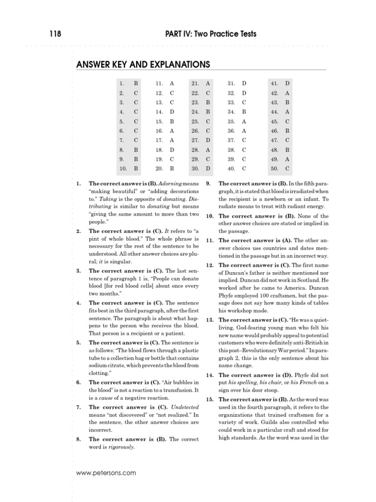 Answer Key Self-Study 1 | PDF
