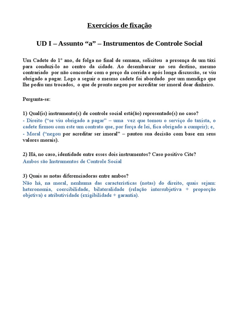Questões Do Assunto A | PDF