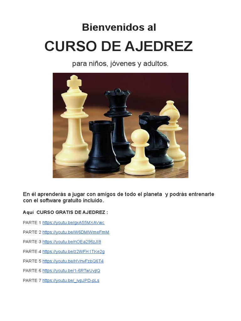 Curso de ajedrez online - Mil Cursos Gratis