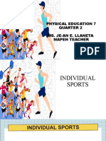 Individual Sports (Lesson)