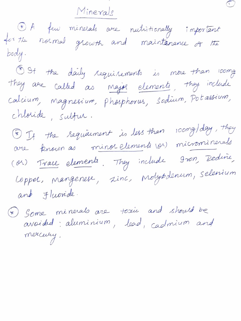 Mineral Metabolism - Calcium Notes | PDF