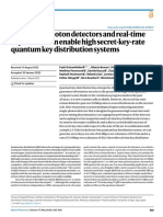 Fast Single-Photon Detectors and Real-Time Key Distillation Enable High Secret-Key-Rate Quantum Key Distribution Systems