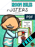 FREE - Classroom Rules Posters