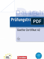 Prufungstraining Goethe Zertifikat A2