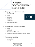 Rectifier AC to DC conversion