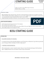Bosu Starting Guide