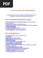 Electron Devices and Circuits (EDC)