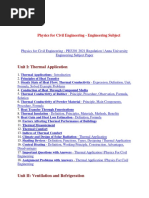 Physics For Civil Engineering