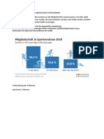 AUFGABE 6 - Mitgleidschaft in Sportvereinen