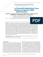 Approximative Threshold Optimization From Single Antenna To Massive SIMO Authentication