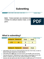 Classless Subnetting