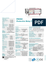 PW466i Protective Relay Testing Equipment Datasheet - EN - 2022 V1